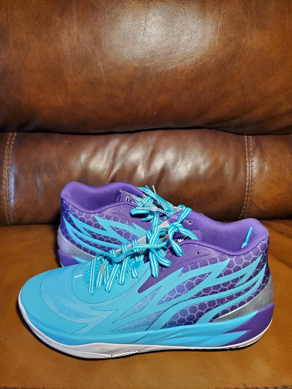 PUMA x LAMELO BALL Men's Melo MB.02 Queen City Fade Basketball Size 12 New